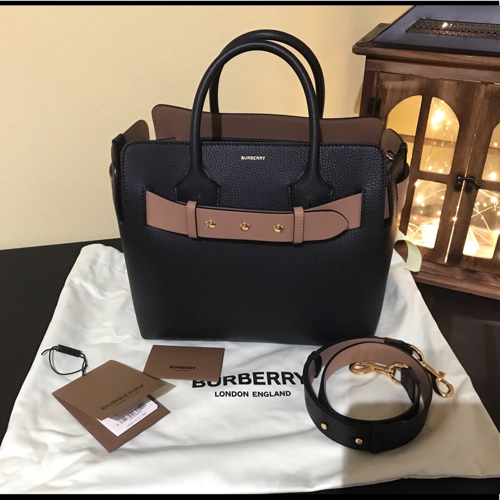 Burberry Small Leather Triple Stud Belt Bag